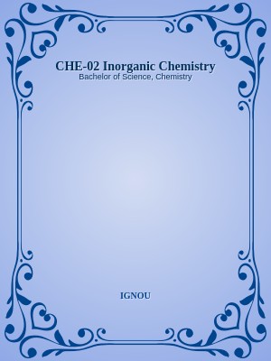 CHE-02 Inorganic Chemistry